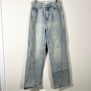 Musinsa Korean Like The Most Womens Light Blue Straight Leg Jeans Size Small